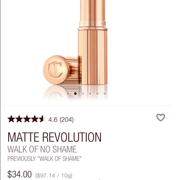 ❌SOLD!❌ 💝HP!💝CHARLOTTE TILBURY Matte Rev. Walk of Shame - Picture 12 of 16